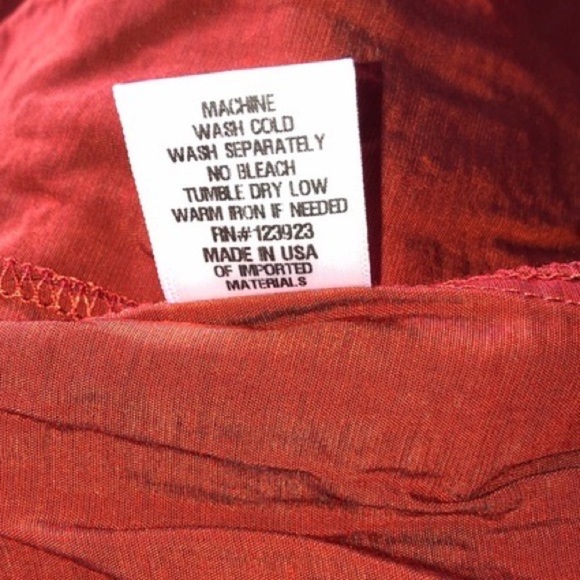 Anthropologie Lacausa Burnt Orange Slip Dress Size XS - Picture 7 of 9